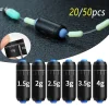 20/50pcs Fishing Scale Lead1.5g-4g Quick-Release Sinkers Reinforced Lead Tape Rolls for Competition Fishing Grade Weight Strips
