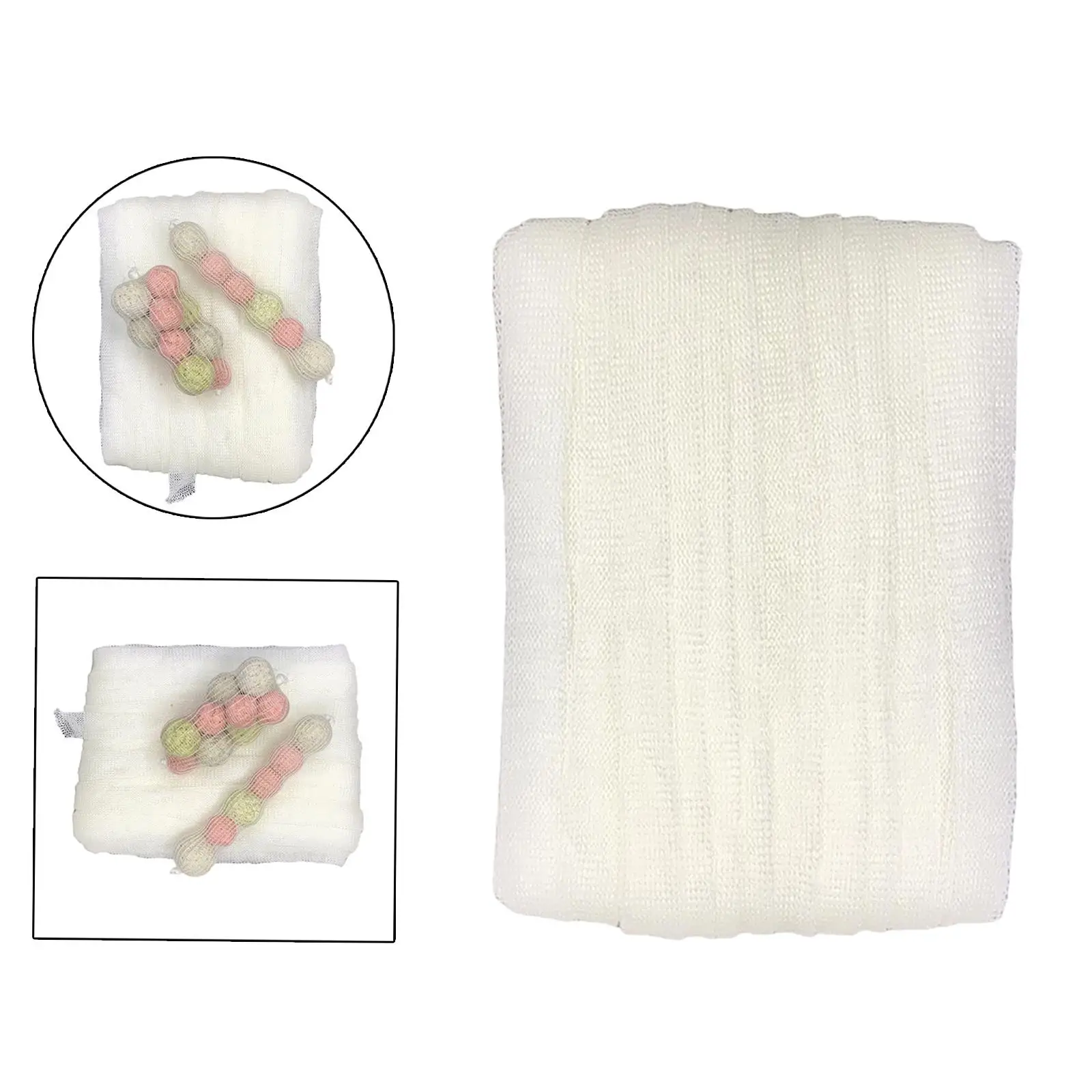 20M Soluble Pva Mesh Portable Small Particle 1x for Fishing