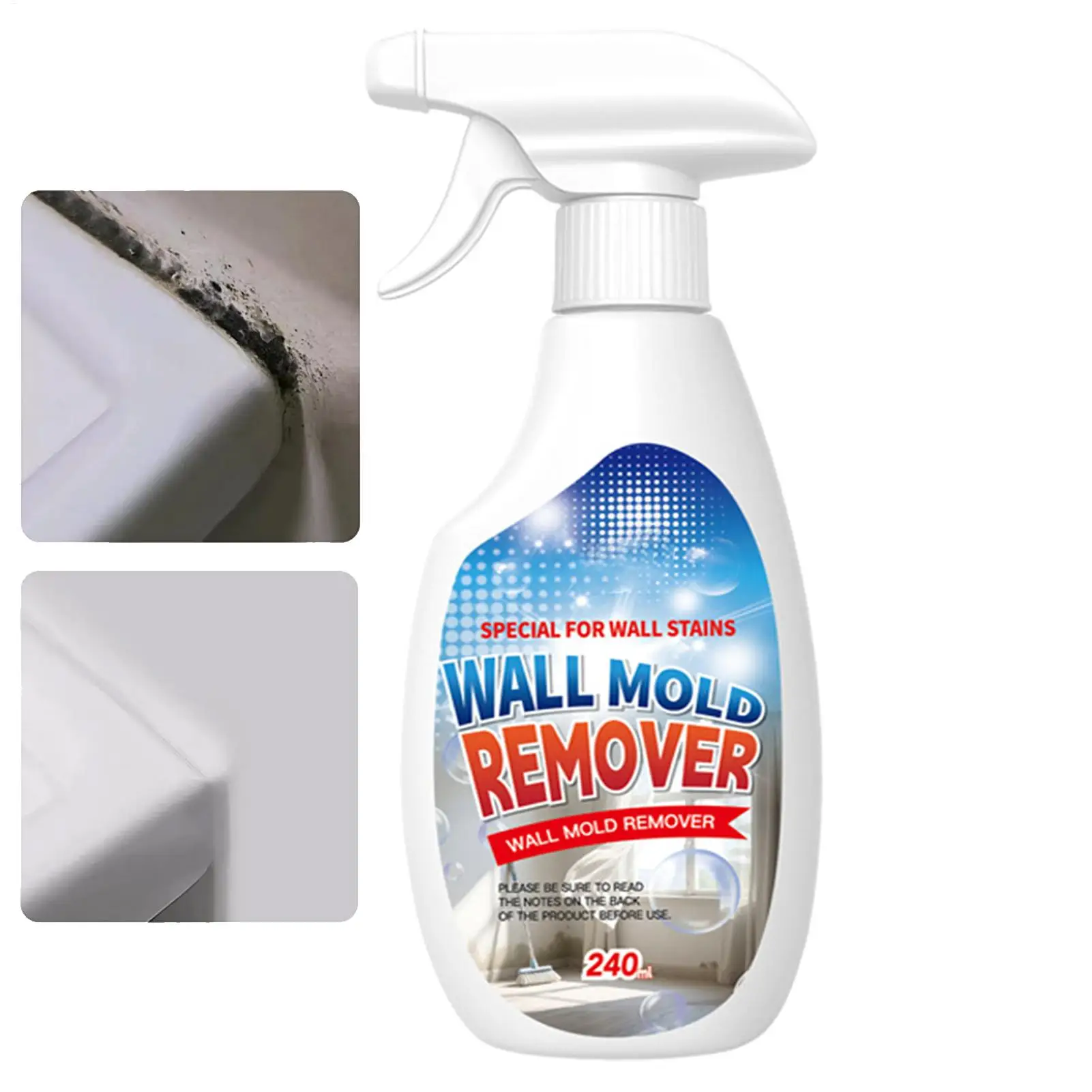 240ml Bathroom Stubborn Stain Remover Spray Highly Scrub Free Effective Cleaning Mist Multipurpose Descaler Spray For Bathtub - Image 5