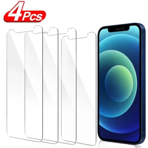 2/4Pcs HD Tempered Glass For iPhone 16e 17e /11 12 13 Pro Max 12 Mini Screen Protector For iPhone 6S 7 8 Plus /XR XS Max/SE 2020