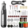 25000rpm Cordless Rotary Multi Tool Mini Engraving Pen Electric USB Wireless Drill with Accessories DIY Set Dremel Compatible