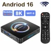 256G X66 Smart Android 14 TV BOX RK3528 Dual Wifi 32G64G Quad Core Cortex A53 Support 8K 4K BT5.2 Voice Media player Set top box