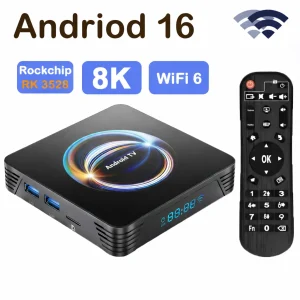 256G X66 Smart Android 14 TV BOX RK3528 Dual Wifi 32G64G Quad Core Cortex A53 Support 8K 4K BT5.2 Voice Media player Set top box