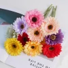 25cm/9.84inch Artificial Barberton Daisy for Wedding Party Arrangement Decoratioan Handmade Simulation Flowers Plante