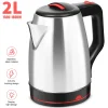2L 1500-1800W Stainless Steel Electric Kettle Rust-resistant Durable Rapid Heating Kettle for Home Office During Travel