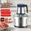 2L 3L 5L Electric Mincer Grinder 304 Stainless Steel Multifunctional Vegetable Slicer Chopper Meat Processor 220V EU Plug
