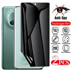 2Pcs Anti-Spy Hydrogel Film For Honor Magic 7 Lite 6 5 Pro X9c X9b Screen Protector For Honor 300 200 100 Pro Full Coverage Film