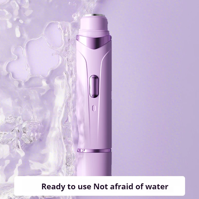 2in1 Electric Razor for Women Painless Hair Removal Rechargeable Body Trimmer Underarm Mustache Epilator Shaver - Image 4