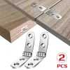 2pcs 180 Degree Foldable Hinge Flap Screw-On Hinges For Sewing Machine Cabinet Door Hinge Furniture Hardware Accessories