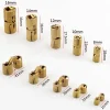 2pcs Copper Barrel Hinges Cylindrical Hidden Cabinet Concealed Invisible Brass Hinges Mount For Furniture Hardware