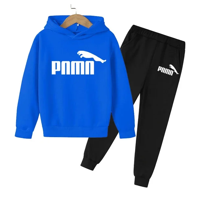 3-12 Years Children Holiday Gifts 2pcs Set Boy Girl Kid's Clothes Hoodie+Pants Suit Spring Autumn Tracksuit - Image 2