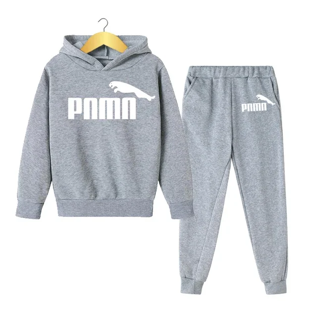 3-12 Years Children Holiday Gifts 2pcs Set Boy Girl Kid's Clothes Hoodie+Pants Suit Spring Autumn Tracksuit - Image 4