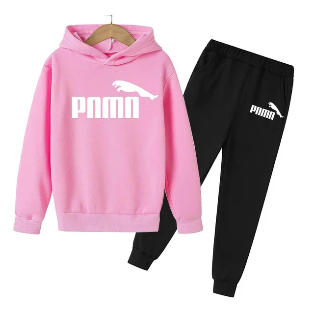 3-12 Years Children Holiday Gifts 2pcs Set Boy Girl Kid's Clothes Hoodie+Pants Suit Spring Autumn Tracksuit - Image 3