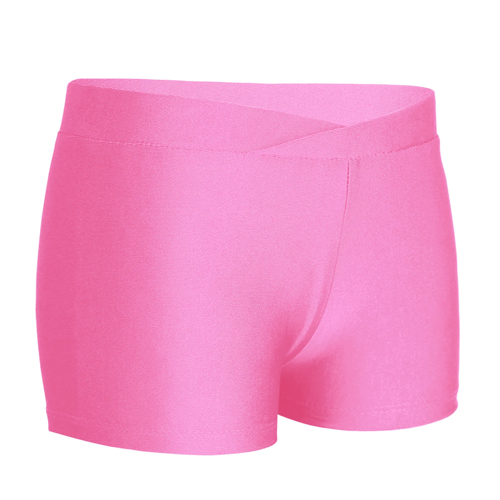 3-16Y Kids Girls Low Rise Sports Shorts Yoga Ballet Dance Gymnastic Leggings Workout Fitness Boy-cut Bottoms Dancewear Swimwear - Image 2
