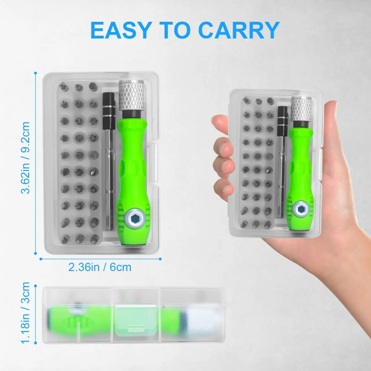 30-in-1 precision screwdriver set, mini repair kit, PS5 cleaning kit, men's tool set, suitable for glasses, MacBook, watches, - Image 5