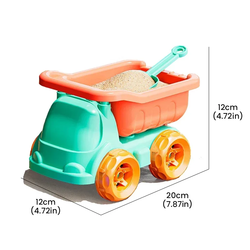 31PC Beach Toys Set Sand-digging Tools Sand Molds Build Sandcastles Kids Shovels Carts Buckets Outdoor Indoor Water Play Game - Image 5