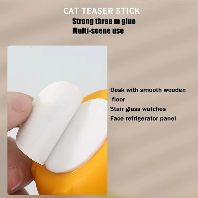 360-Degree Rotating Cat Teaser Toy with Dragon Totoro Design Steel Rod Fish Head with Bell for Cat Entertainment Cat Supplies - Image 5