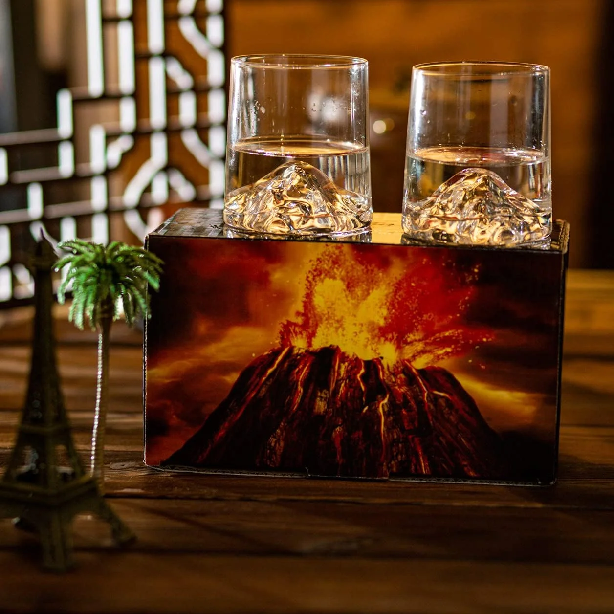 3D Landscape Cup Wine Whiskey Beer Tea Coffee Cup Glassware Mountain Crystal Glass for Drinking Bourbon Scotch Cocktails - Image 2