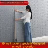 3D Self-Adhesive Wallpaper 70cm*1/5/10m Continuous Waterproof Brick Wall Stickers Living Room Bedroom Children's Room Home Decor