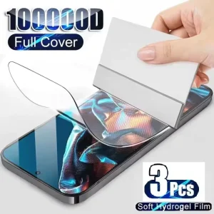 3Pcs HD Hydrogel Film For Xiaomi POCO X7 F6 F5 X5 X6 X3 Pro NFC Screen Protector Poco X4 M5S M4 M6 F4 F3 GT X7 pro 5G Not Glass