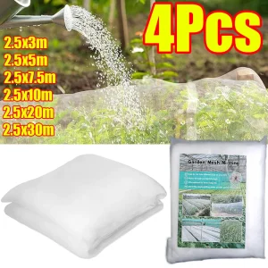 4-1Pcs Insect-proof Net 60 Meshs Insect Protection Net for Vegetable Plants Fruits Flowers Crops Plant Vegetables Fruit Cover