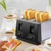 4 Slice Toaster Bread Maker Variable Browning Defrost Reheat Extra Wide Slot UK
