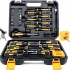 43/46pcs Magnetic Screwdriver Set with Box, Including Slotted, Cross, Hexagonal, Plum Blossom And Precision Screwdriver Sets