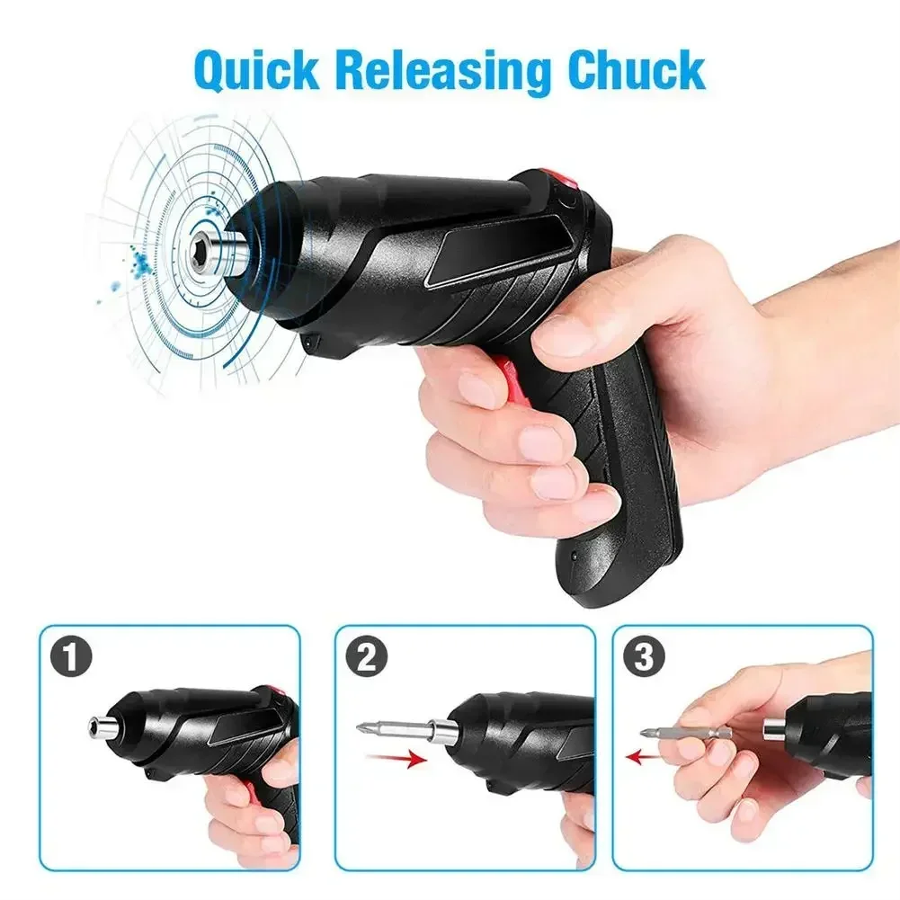 47 PCS 3.6V Electric Screw Driver Rechargeable Household Lithium Electric Drill LED Lighting Electric Power Screwdriver Set - Image 2