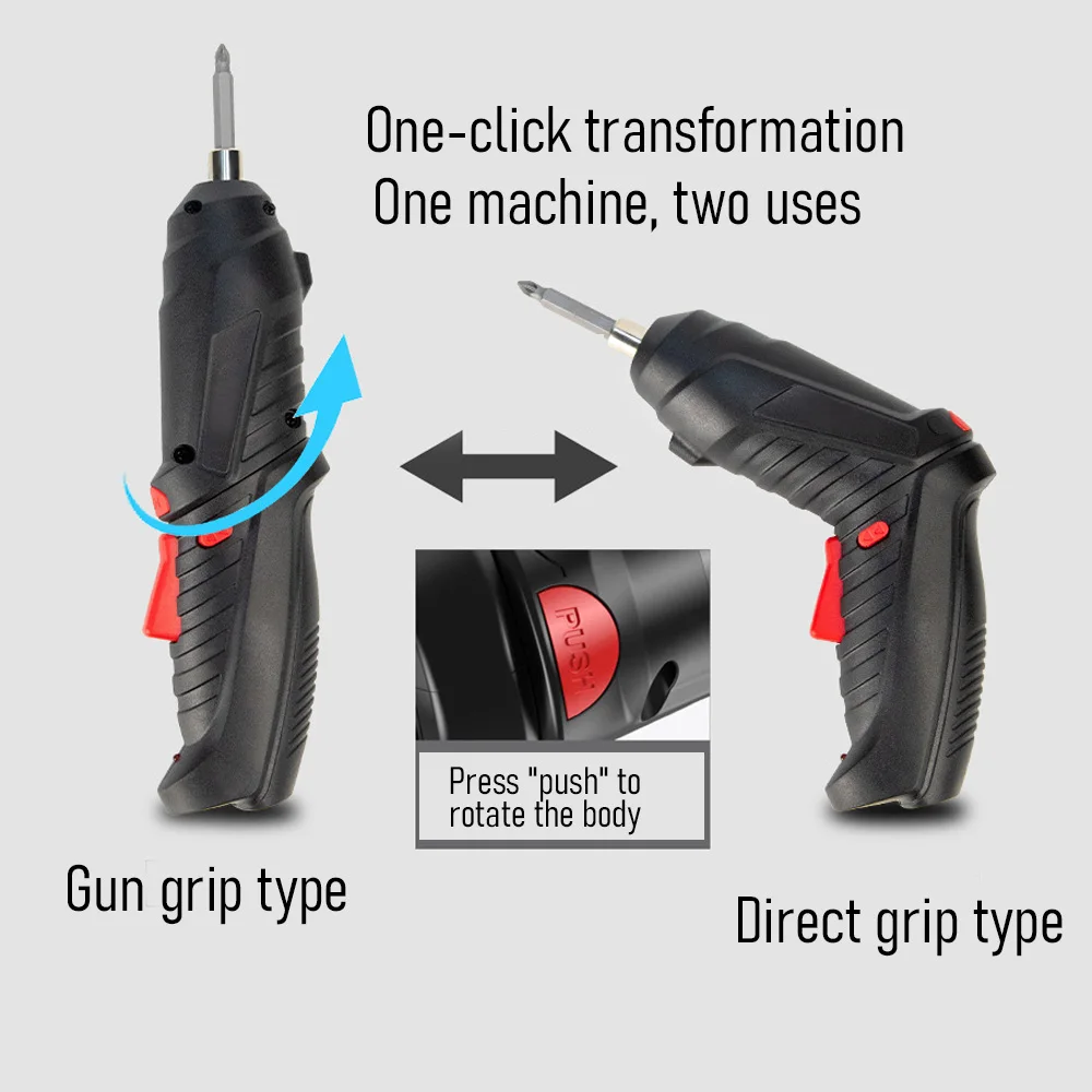 47 PCS 3.6V Electric Screw Driver Rechargeable Household Lithium Electric Drill LED Lighting Electric Power Screwdriver Set - Image 5