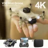 4DRC V30 Mini Drone with Camera HD 8K FPV RC Drones Profesional Five-sided Obstacle Avoidance Helicopter with Screen Toys Gifts