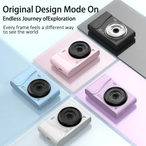 4K Digital Camera 16x Zoom Camcorder 24 Million Pixels Compact Cameras Auto Focus for Kids Adult Beginners Photograph