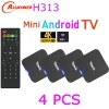 4PCS 2PCS 1PC Tanix TX1 Android TV Box H313 2.4G Wifi RAM 1GB 8GB ROM 8GB 16GB Power by DC 5V 2A