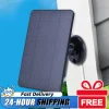 4W 5V Solar Panel Charger Waterproof Solar Charging Panel Adjustable Wall Mount Bracket for Ring Stick Up&Spotlight Camera