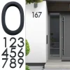 4inch/10cm Durable For Home Mailbox Hotel Address ABS Acrylic 0 To 9 Numeral Tag Door Label Number Plate Sign