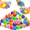 5-80pcs Squishy Stres Balls Fidget Toys Squishy Toys Stress Ball for Anxiety, Fidget Stress Toys Bulk, Squeeze Balls