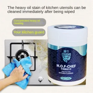 500g Concentrated Heavy Oil Cleaning Kitchen Biological Enzyme Oil Removal Powder Power Cleaning Agent for Range Hood