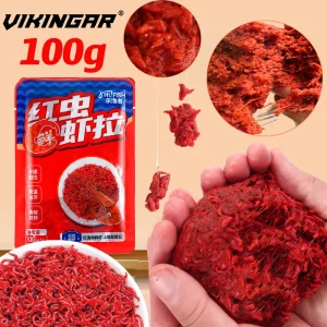 500g Krill Red Worm Extract Fishing Attractant Extreme Fishy Aroma Sticky Hook Tech For Carp Food Grade Groundbait Additive