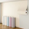 50cmX2.8m/10m Linen Self-adhesive PVC Solid Color 3D Foam Thickened Waterproof Background Wall home decor Wallpaper Wall Sticker