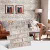 5/10Pack PVC Faux Brick 3D Wall Panels, Self-Adhesive Wall Stickers, 11.8