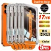 5PCS Dust Free Installation Privacy Screen Protector For iPhone 17 16 Pro Max 15 14 13 12 11 16e X XS XR 7 8 Plus Anti-Spy Glass
