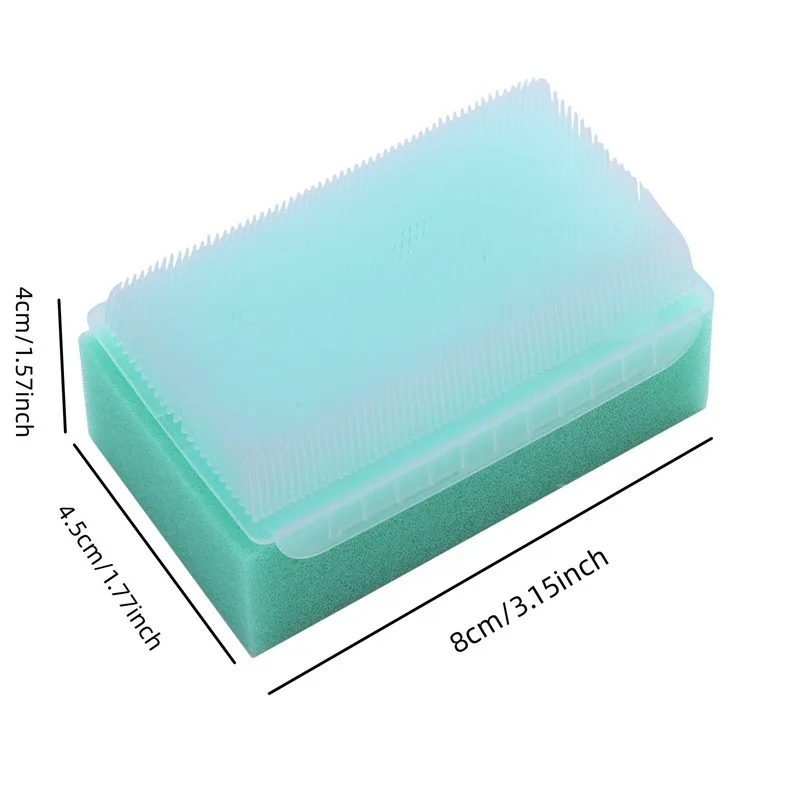 5pcs/pack Children Sensory Brush Baby Bath Sponge Brush Surgical Hands Denture Cleaning Brush Sterile Sponge Scrub Bristle Brush - Image 4