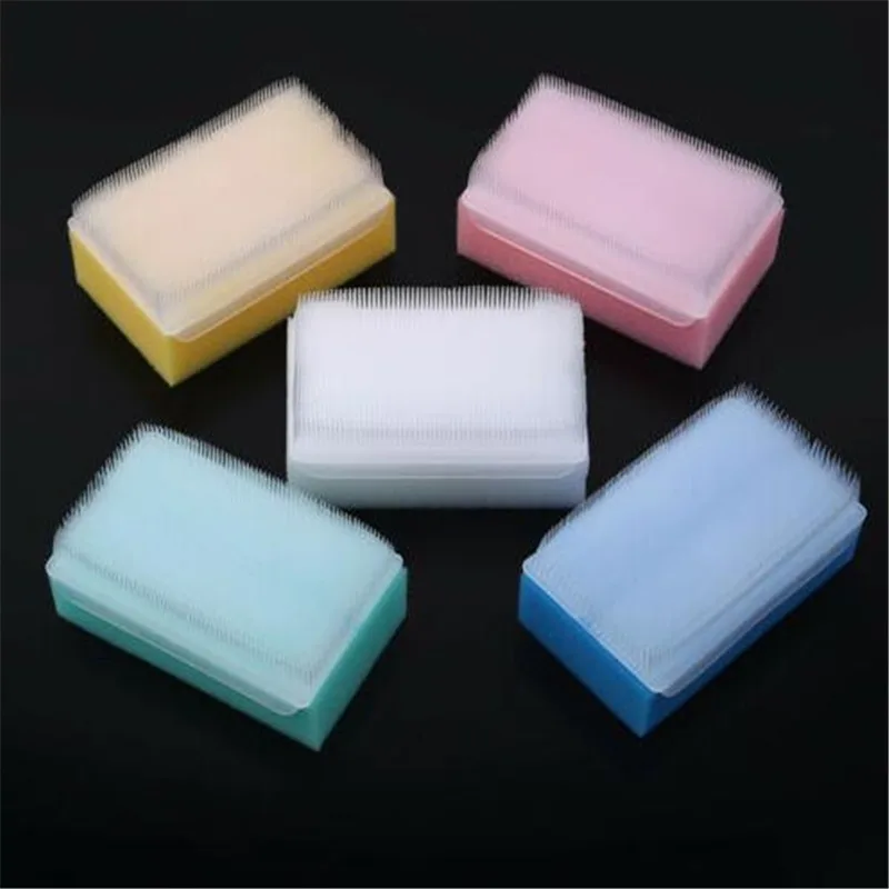 5pcs/pack Children Sensory Brush Baby Bath Sponge Brush Surgical Hands Denture Cleaning Brush Sterile Sponge Scrub Bristle Brush - Image 5