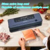 6 in 1 Vacuum Sealer Machine 30cm Longer Seal Food Sealer Built-In Cutter, Keep Meat Vegetables Snacks Fruits Grains Fresh