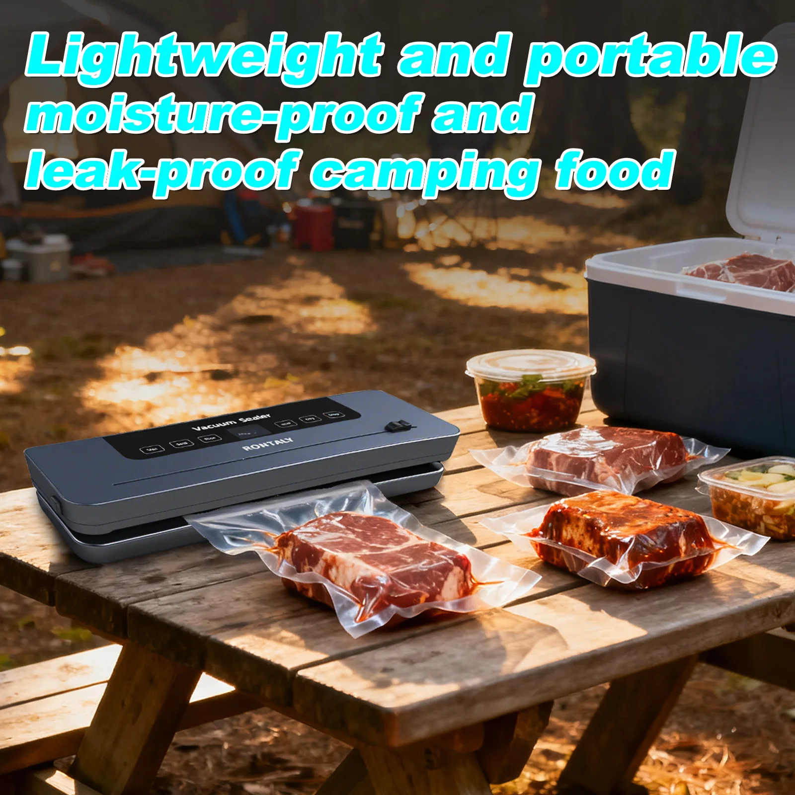 6 in 1 Vacuum Sealer Machine 30cm Longer Seal Food Sealer Built-In Cutter, Keep Meat Vegetables Snacks Fruits Grains Fresh - Image 5