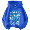 67 Six Seven Italian Brainrot hoodie Funny Graphic pullover girls Boys Warm Kids Fall Hoodie Casual unisex Sweatshirt