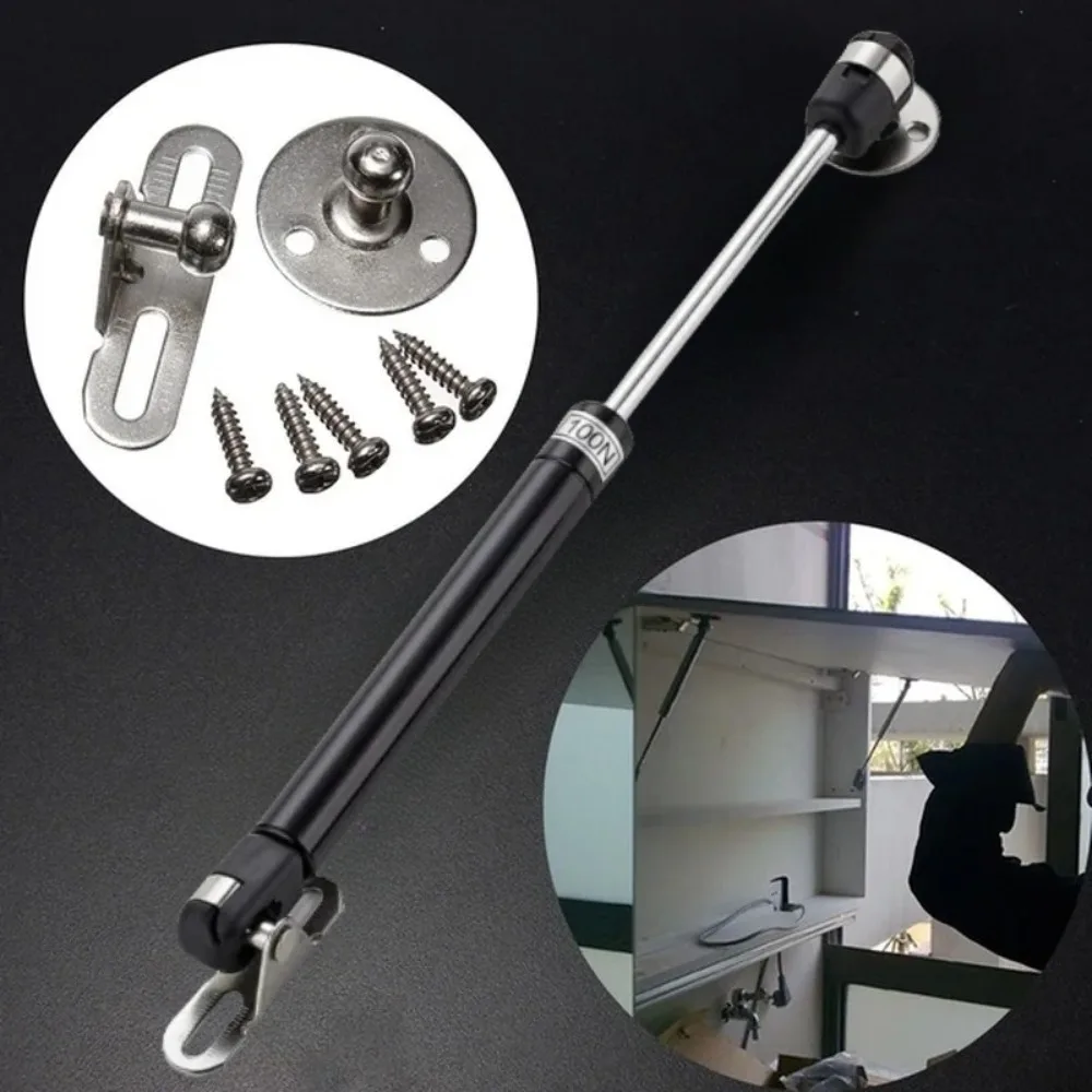 6/8/10/12Inch Furniture Hinges 100N/10KG Gas Struts Cabinet Hinge Spring Stay Kitchen Cupboard Door Lids Lift Pneumatic Support - Image 4