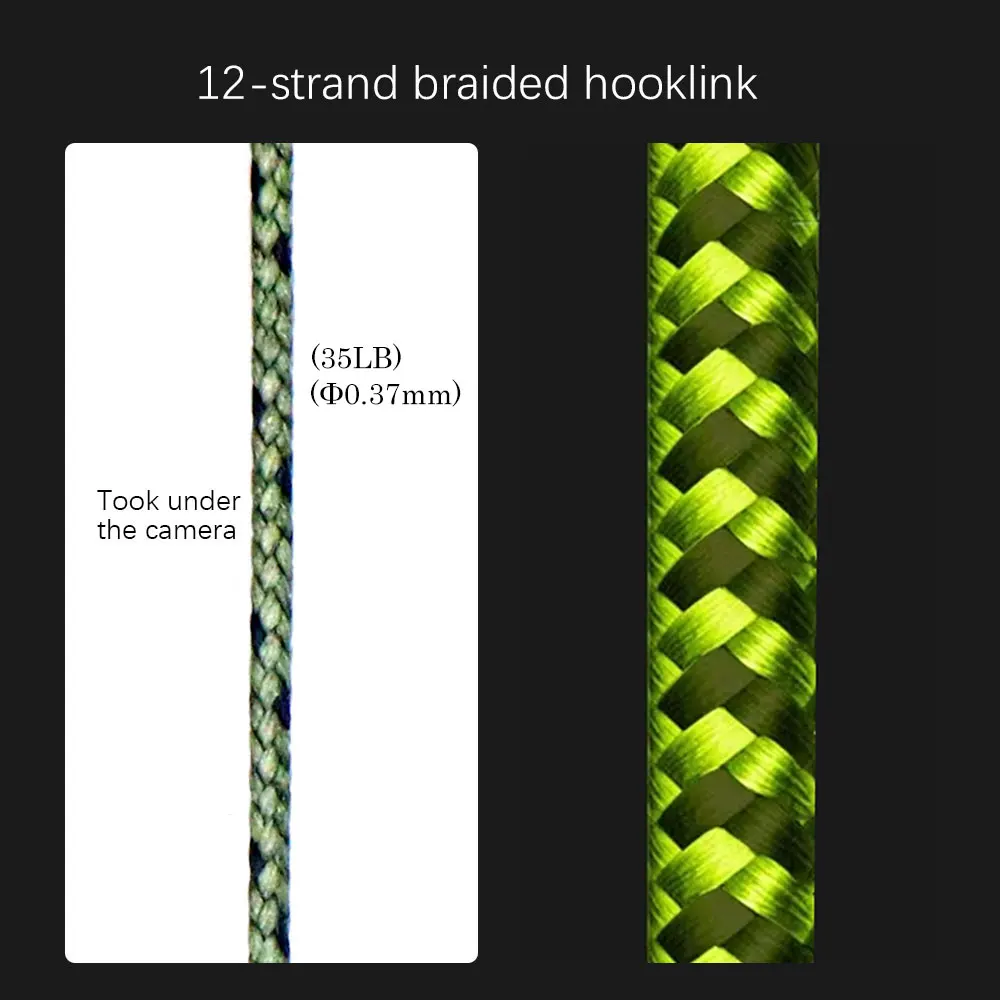 6pcs Carp Fishing Ready Tied Hair Rigs Alloy steel Carp Fishing Hook Braided Line For Method Feeder Fishing Accessories Tackle - Image 6