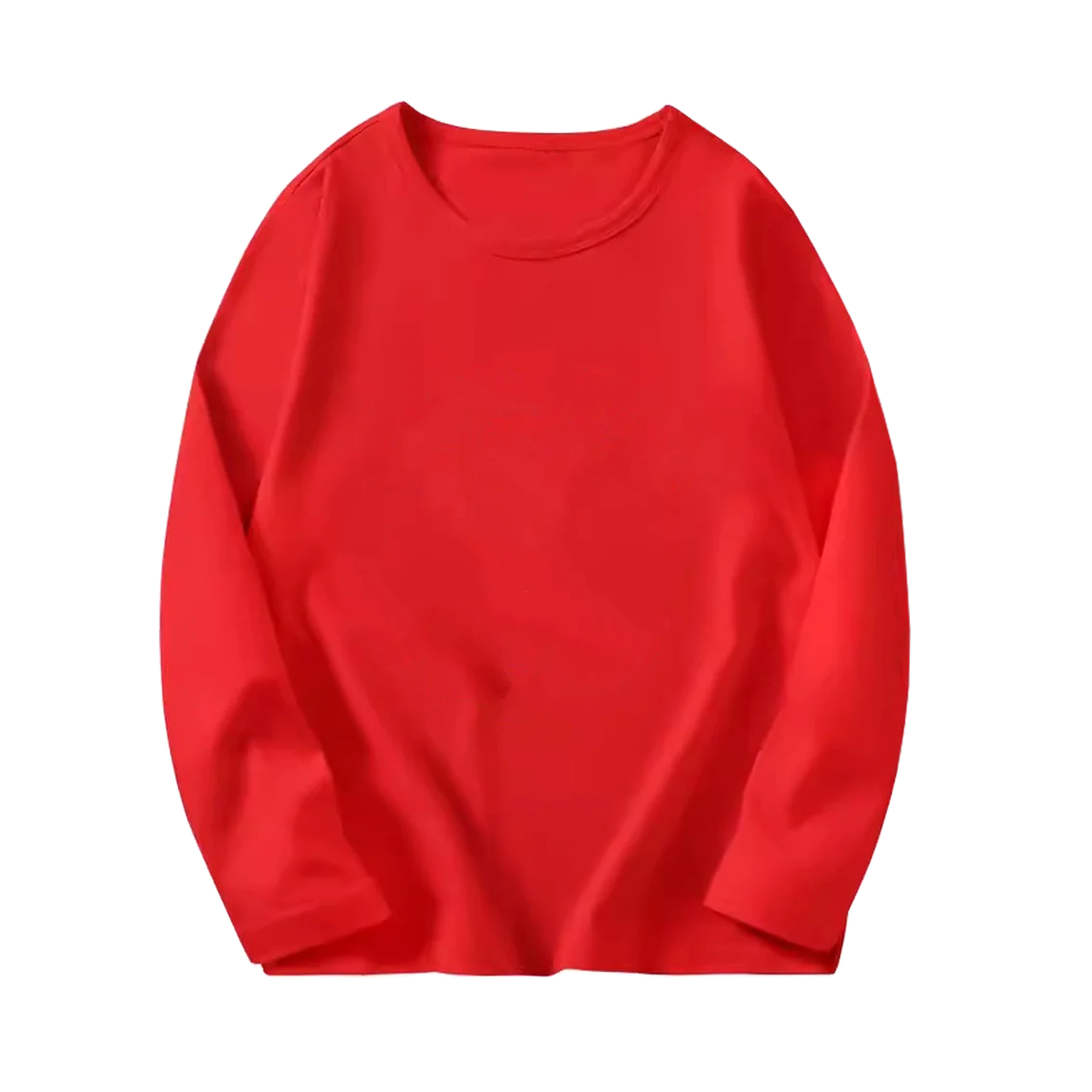 8 Colour Kids Cotton Long Sleeve Round Neck T Shirt Boys Girl Spring Autumn Thin Basic Tops Teenage 6 8 10 12 Years - Image 2
