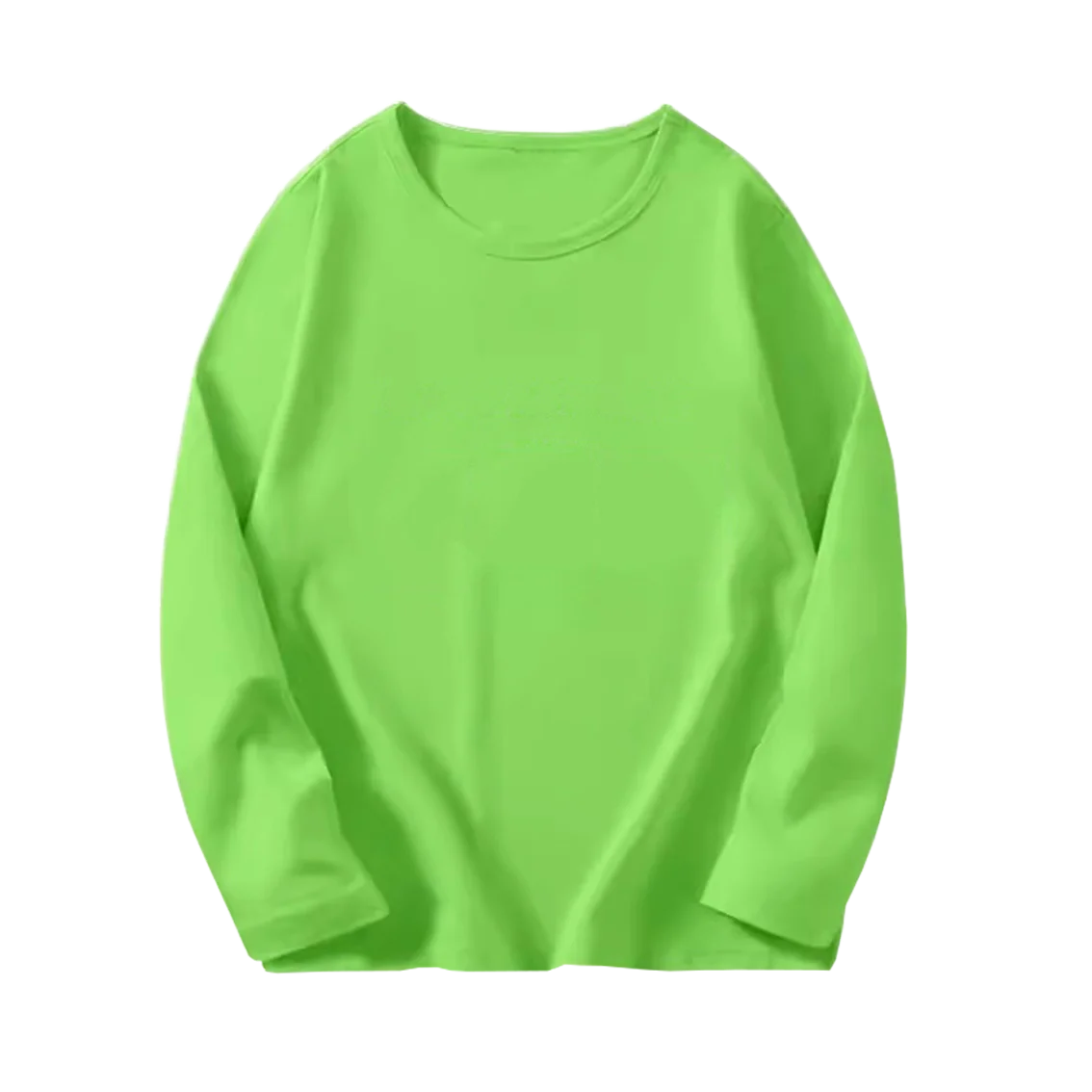 8 Colour Kids Cotton Long Sleeve Round Neck T Shirt Boys Girl Spring Autumn Thin Basic Tops Teenage 6 8 10 12 Years - Image 3