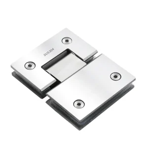 90/180 Degrees Glass Bracket Clamp Shower Door Hinge 304 Stainless Steel Heavy Duty Furniture Hinge Replacement Parts